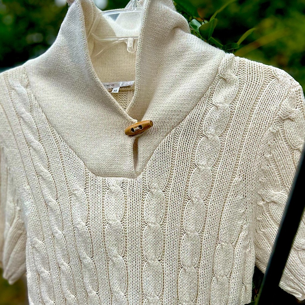 Vince Size Extra Small,Cable Knit Sweater Dress